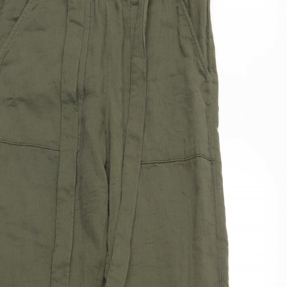 M&S Womens Green   Trousers  Size 12 L30 in