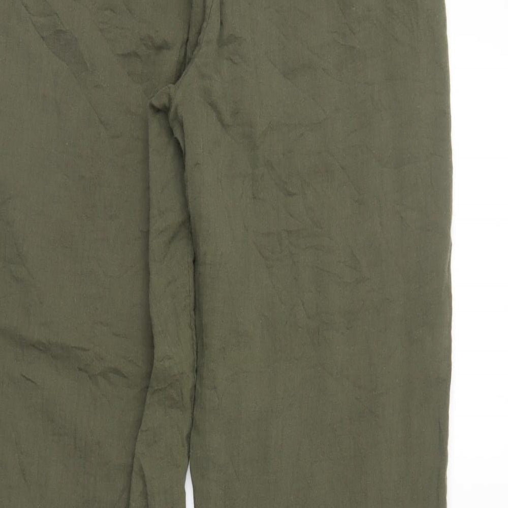 M&S Womens Green   Trousers  Size 12 L30 in