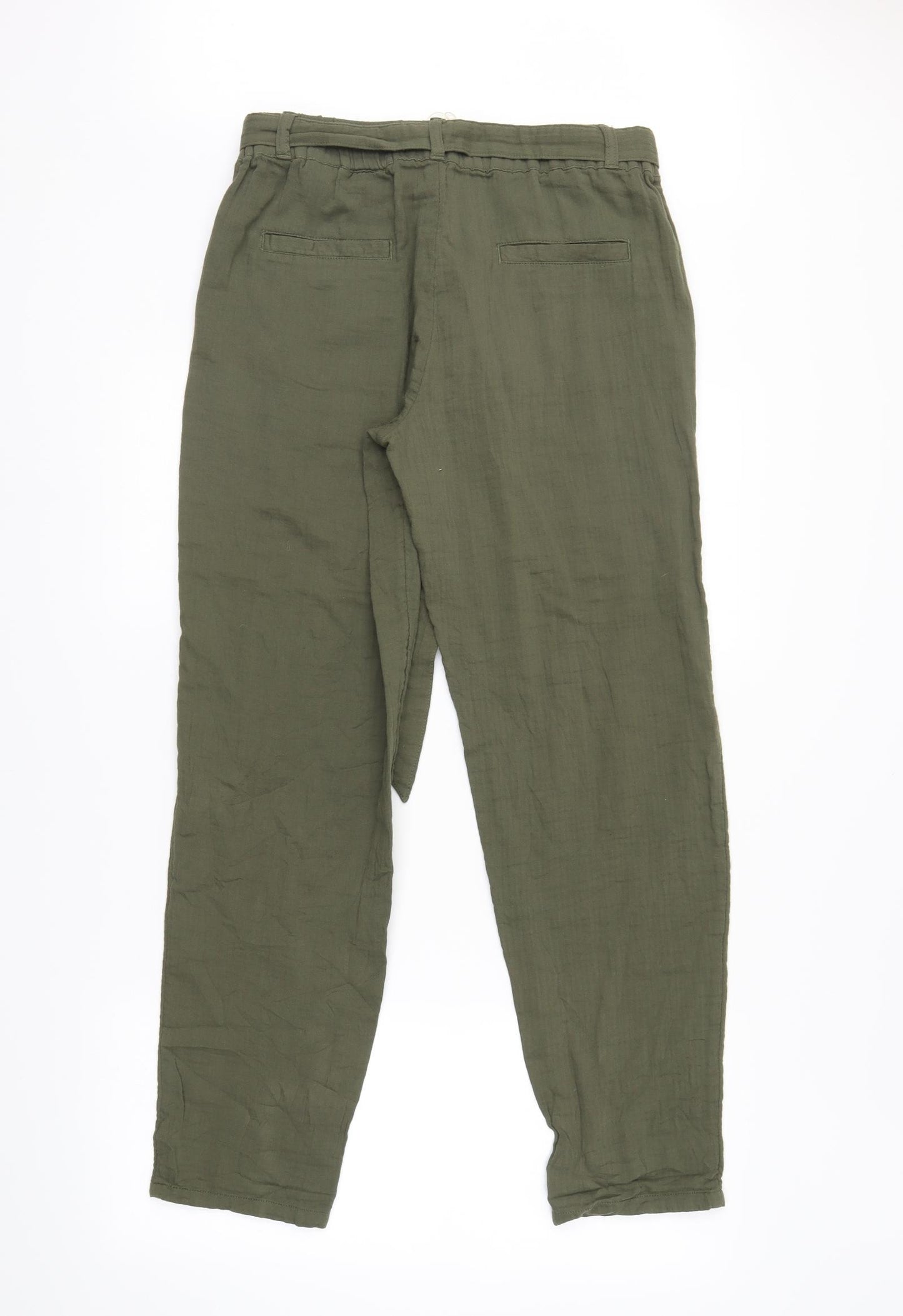 M&S Womens Green   Trousers  Size 12 L30 in
