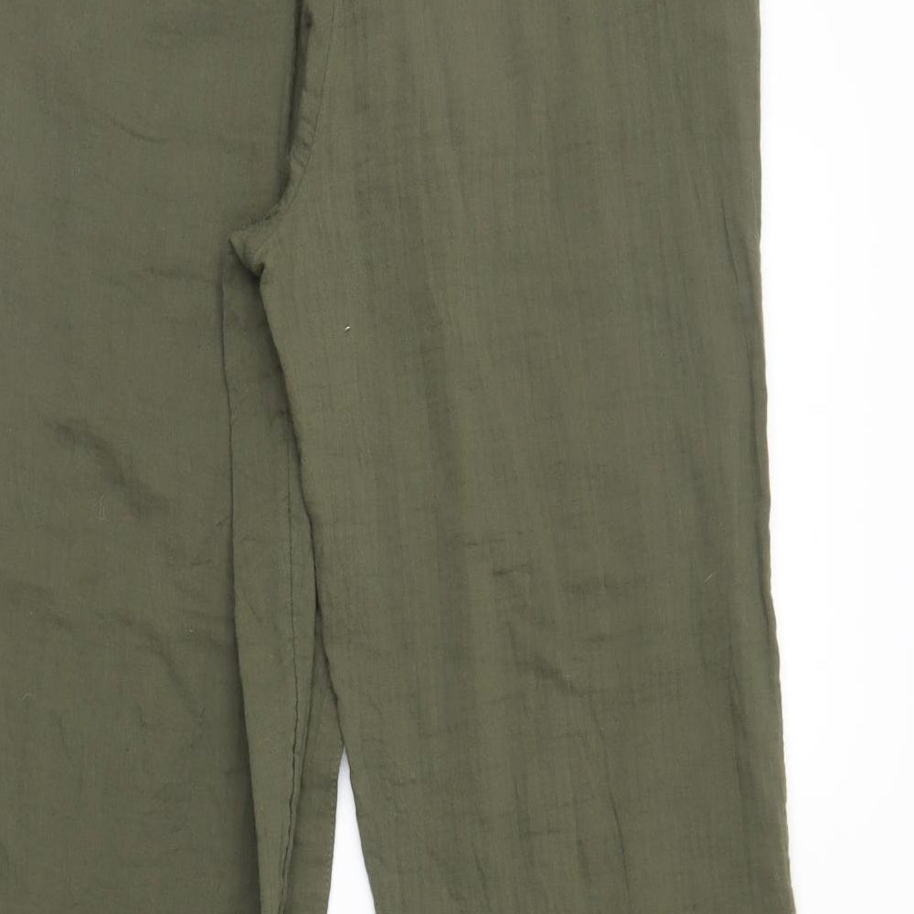 M&S Womens Green   Trousers  Size 12 L30 in