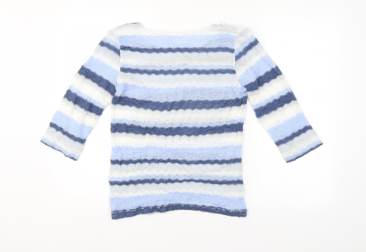 Preworn Womens Multicoloured Striped  Pullover Jumper Size 14