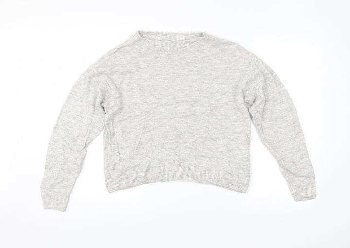 H&M Womens Grey Pullover Jumper Size XS