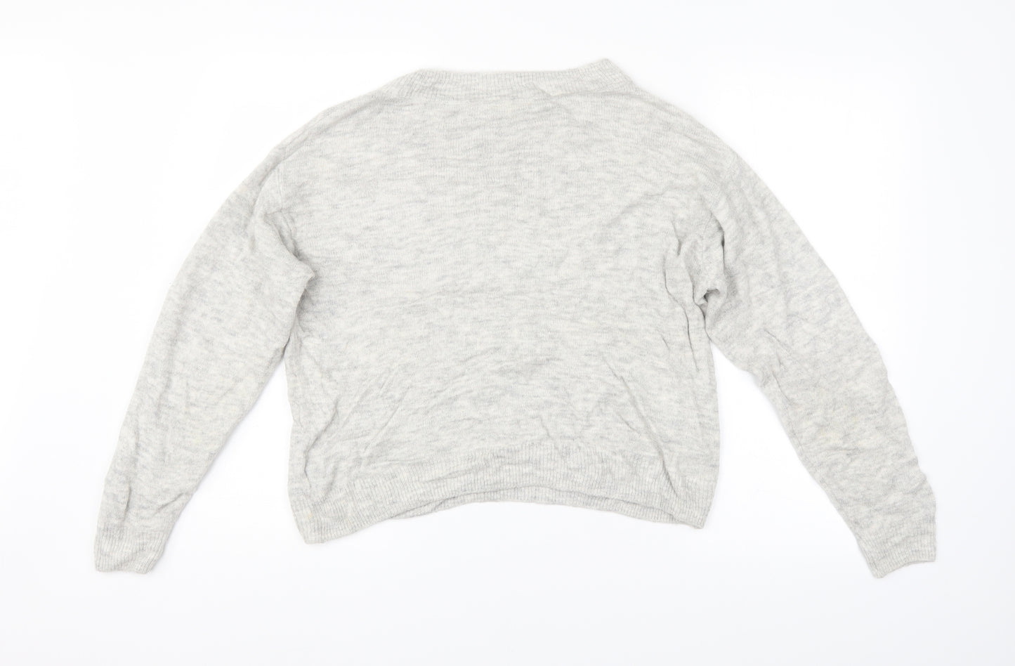 H&M Womens Grey   Pullover Jumper Size XS