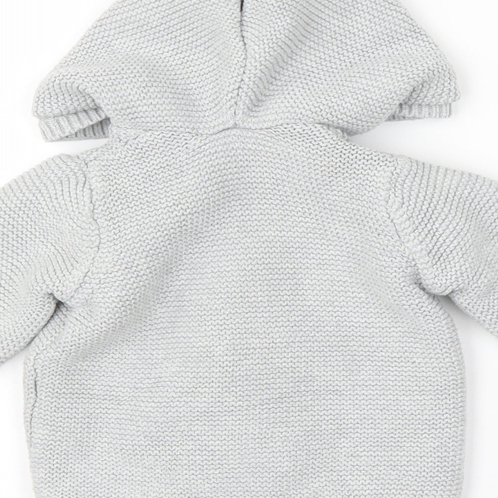 F&F Baby Grey   Overcoat Coat Size 9-12 Months