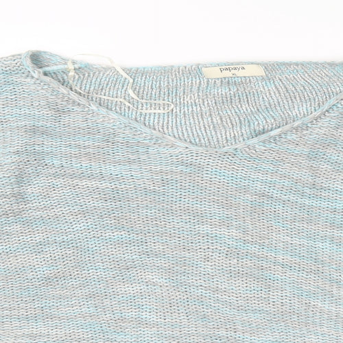 Papaya Womens Multicoloured   Pullover Jumper Size XL