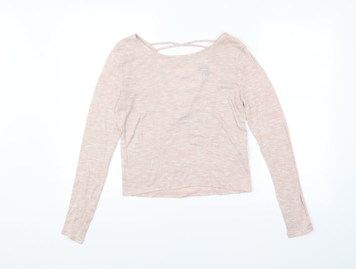 H&M Womens Pink   Pullover Jumper Size M