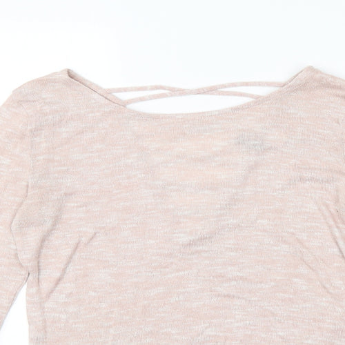 H&M Womens Pink   Pullover Jumper Size M