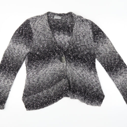 M&S Womens Grey   Cardigan Jumper Size L