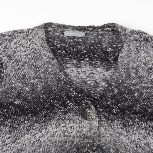 M&S Womens Grey   Cardigan Jumper Size L
