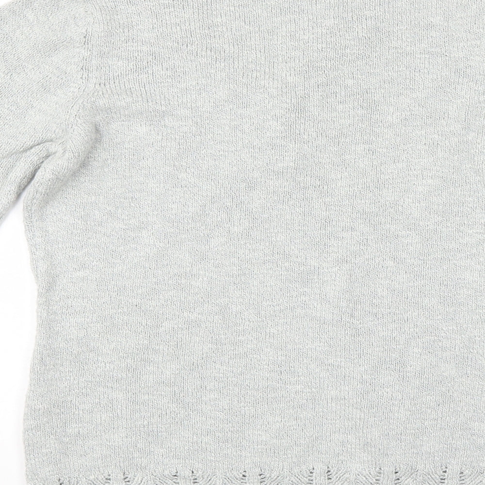 M&S Womens Grey   Pullover Jumper Size S