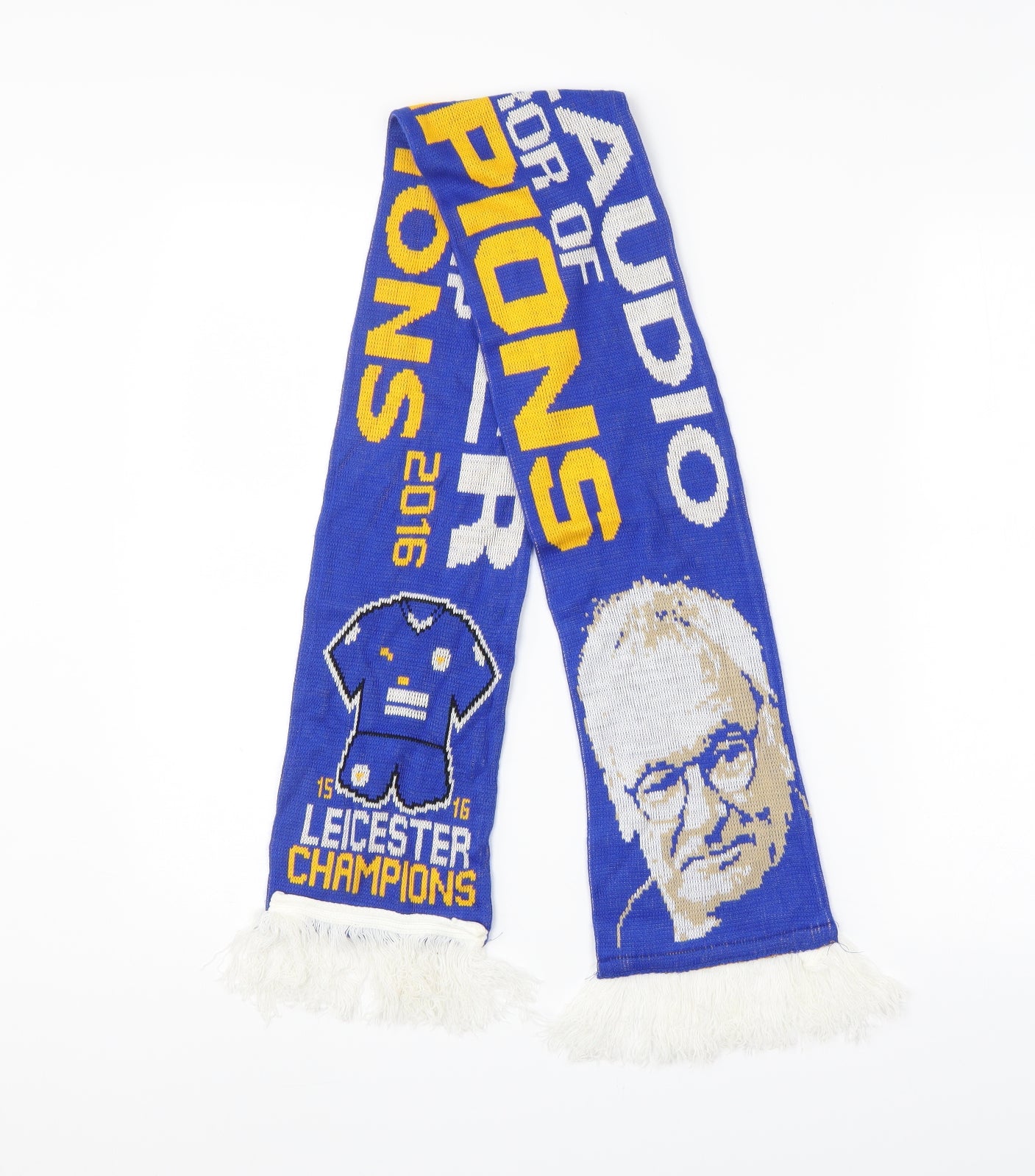 Preworn  Blue   Scarf  One Size  - Leicester City Football Club
