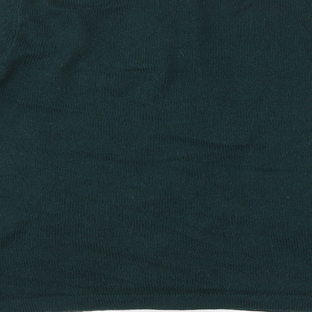 M&S Womens Green   Cardigan Jumper Size 12