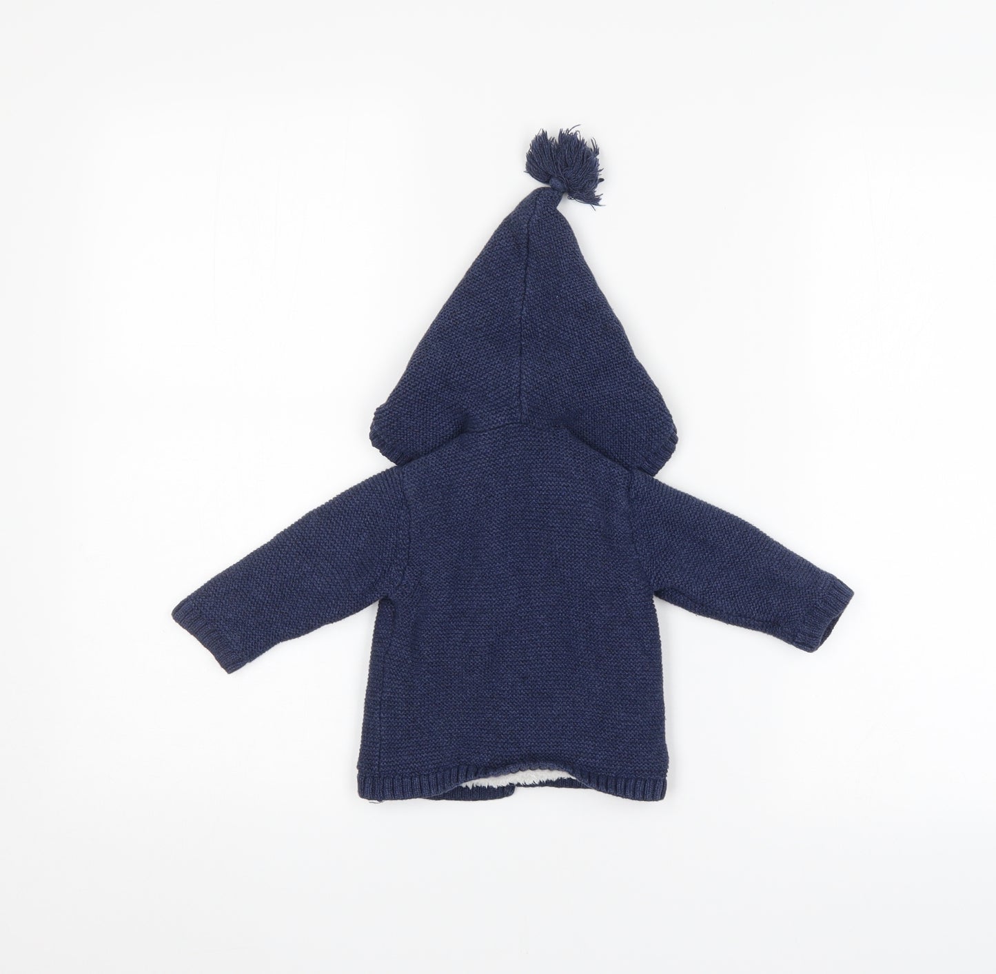 F&F  Blue   Overcoat Coat Size 3-6 Months