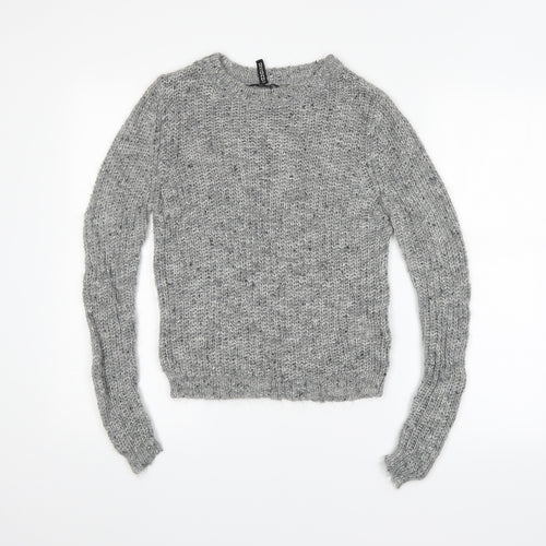 H&M Womens Grey   Pullover Jumper Size S