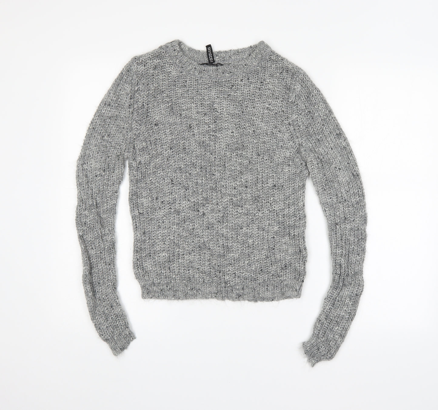 H&M Womens Grey   Pullover Jumper Size S