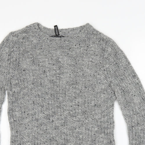 H&M Womens Grey   Pullover Jumper Size S