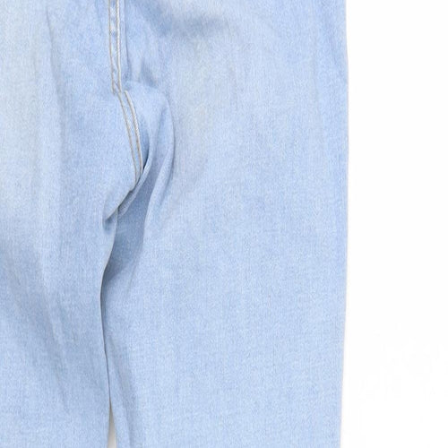 Denim & Co. Womens Blue  Denim Tapered Jeans Size 10 L27 in