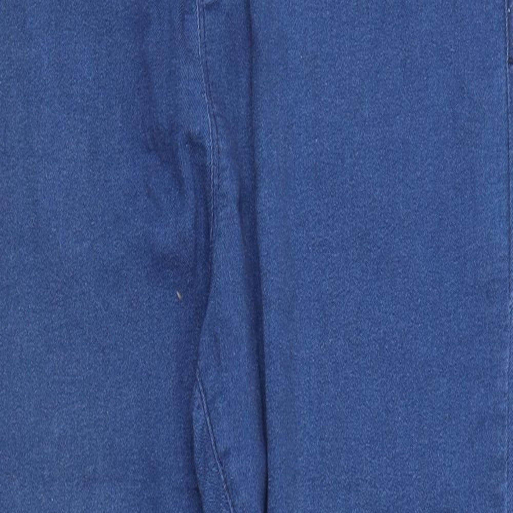 Pep & co Womens Blue  Denim Straight Jeans Size 18 L28 in - Elastic Waist