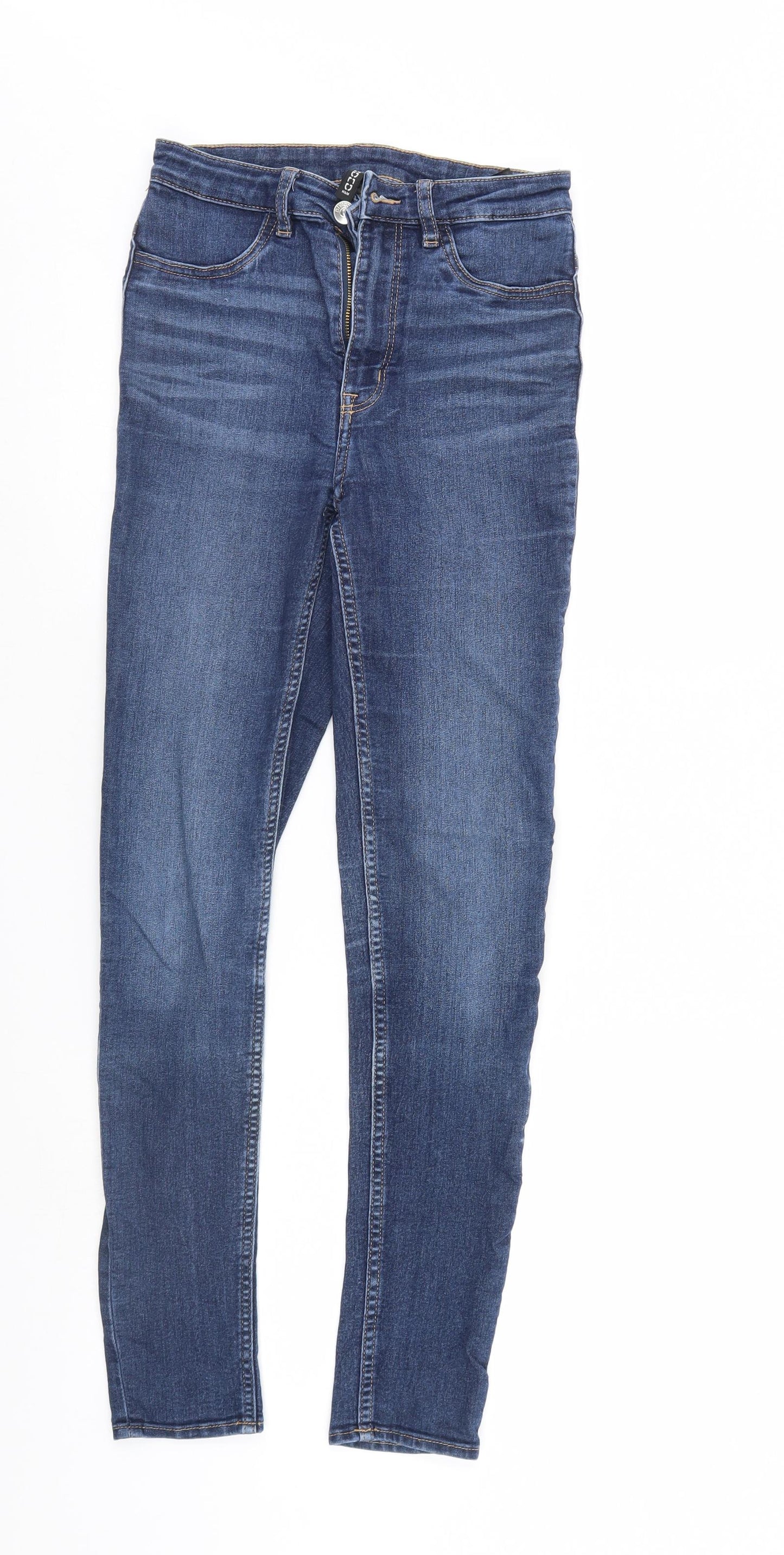 Divided Womens Blue  Denim Straight Jeans Size 8 L29 in