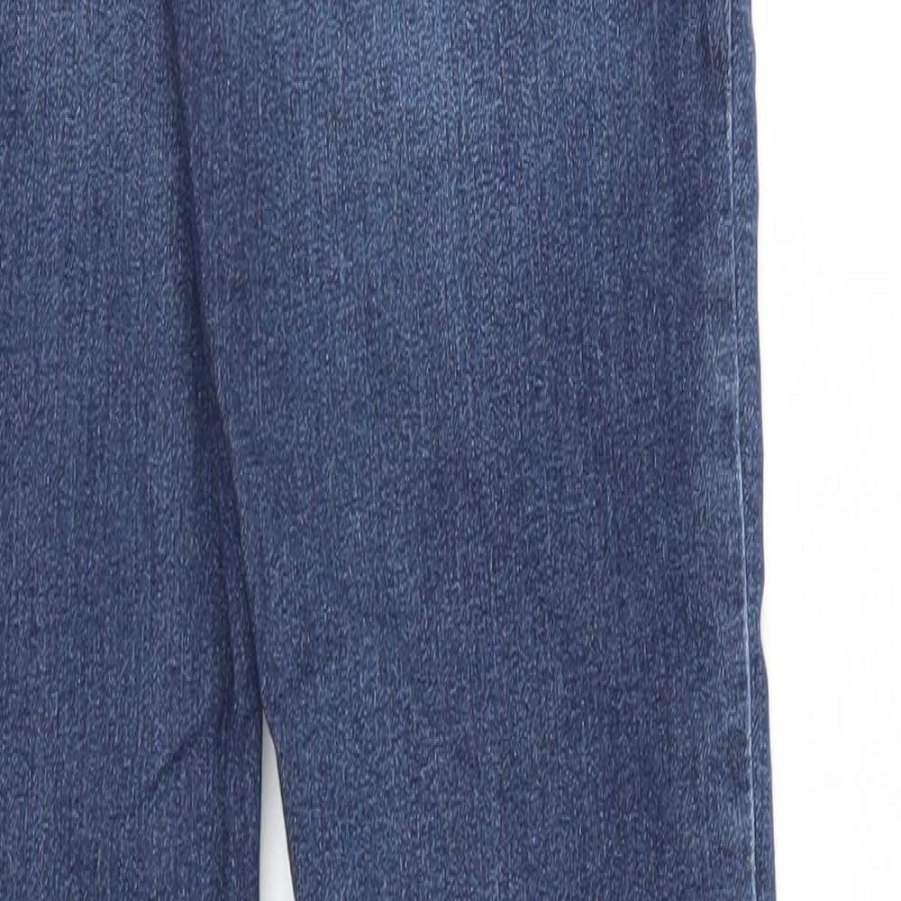 Divided Womens Blue  Denim Straight Jeans Size 8 L29 in