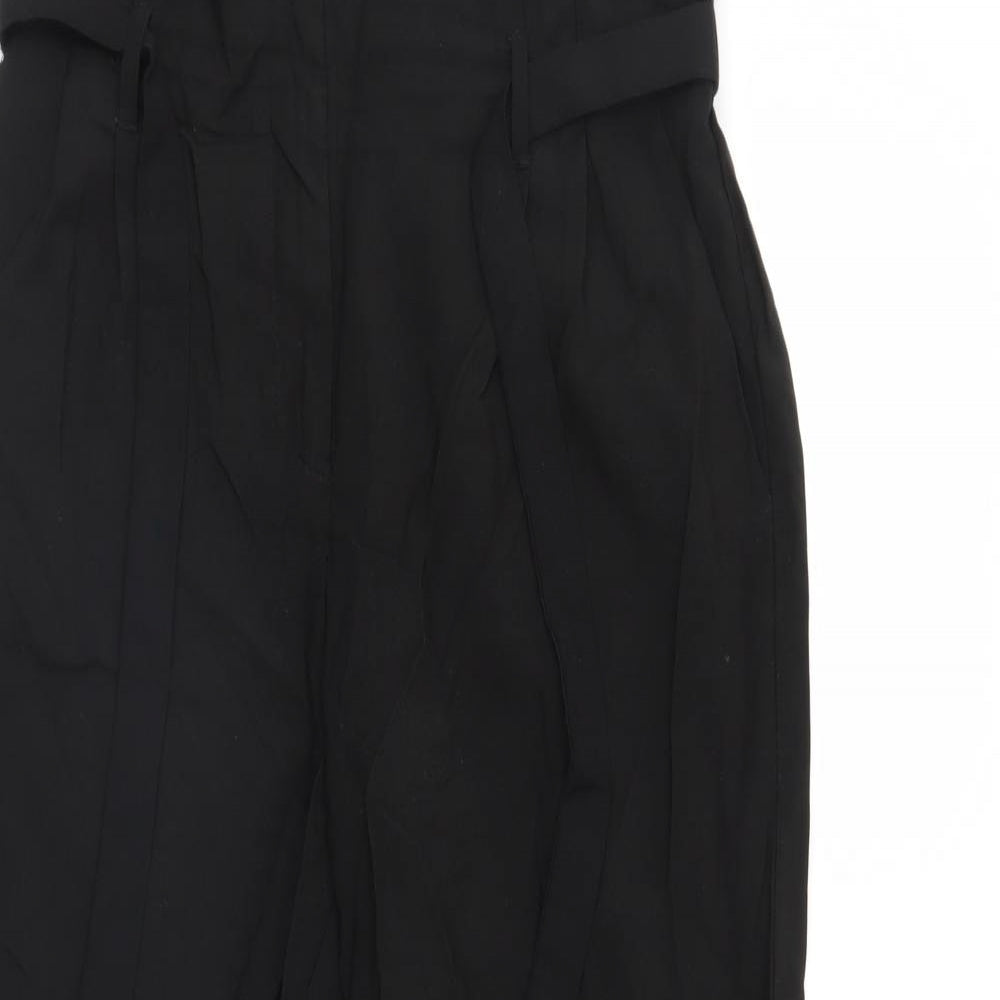 H&M Womens Black   Trousers  Size 14 L25 in