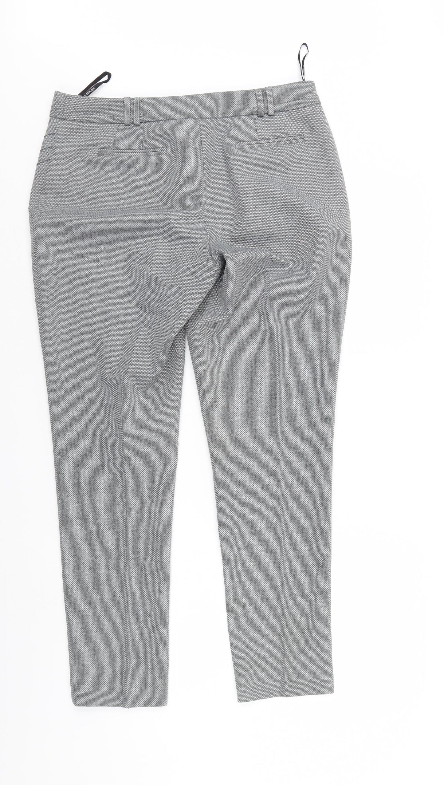 Atmsophere Womens Grey   Trousers  Size 12 L29 in