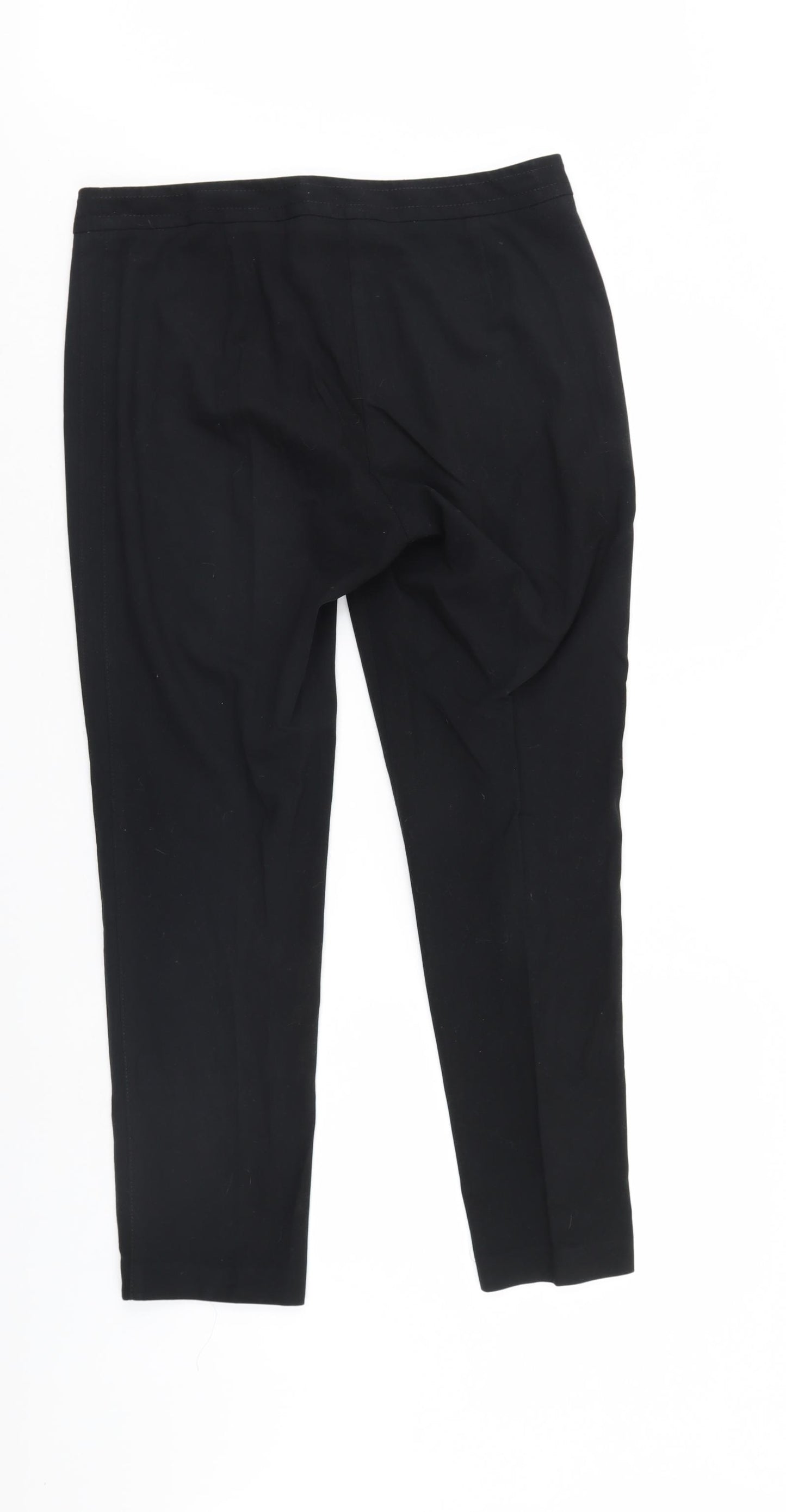 M&S Womens Black   Trousers  Size 14 L29 in