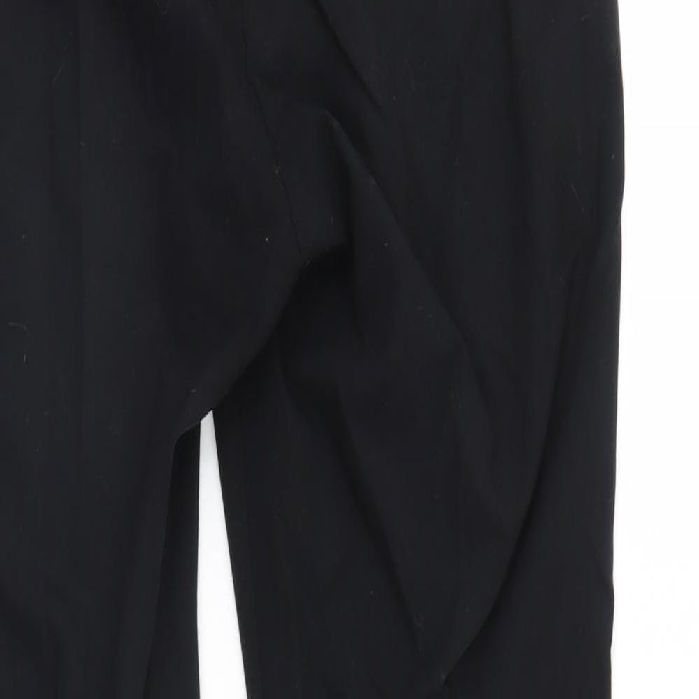 M&S Womens Black   Trousers  Size 14 L29 in