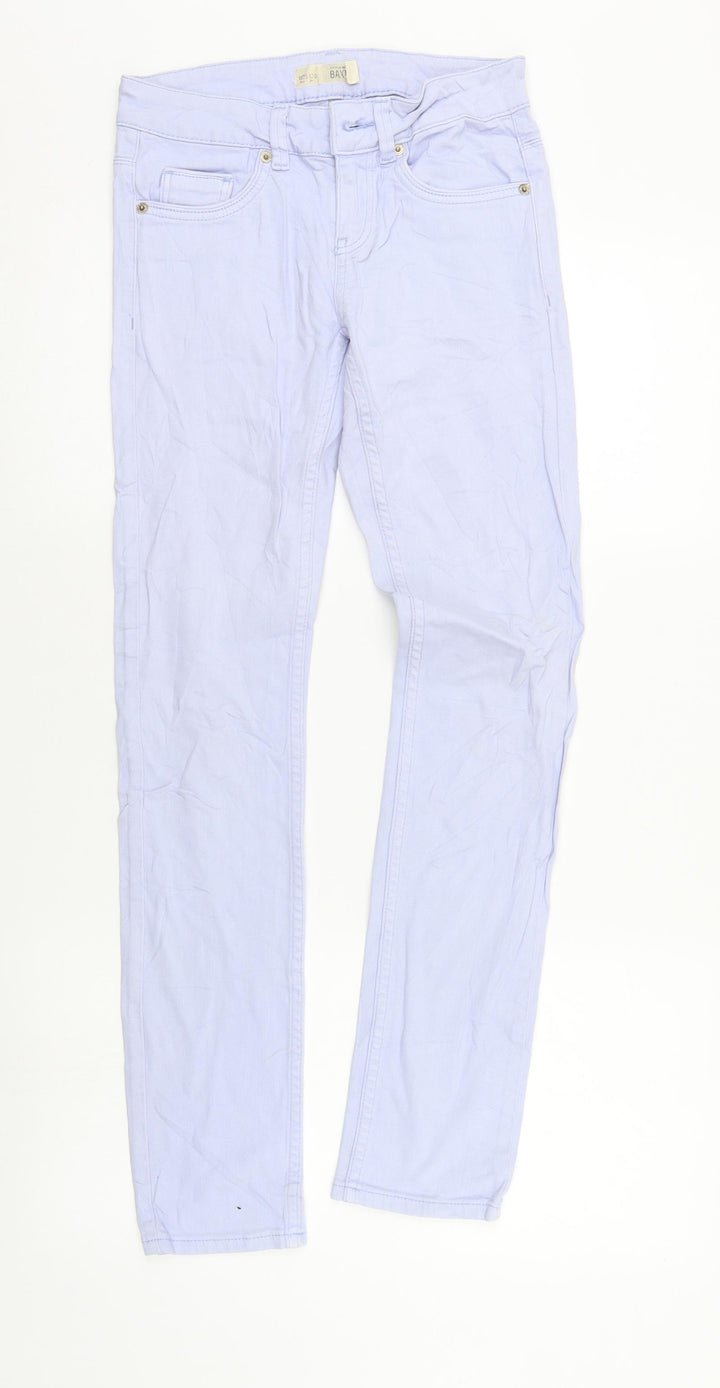Top Shop Mens Blue Denim Straight Jeans Size 25 in L30 in