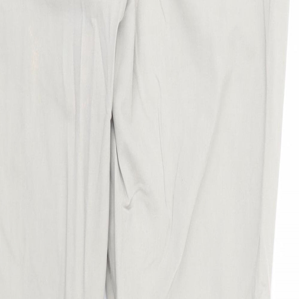 Papaya Womens Ivory   Chino Trousers Size 14 L30 in