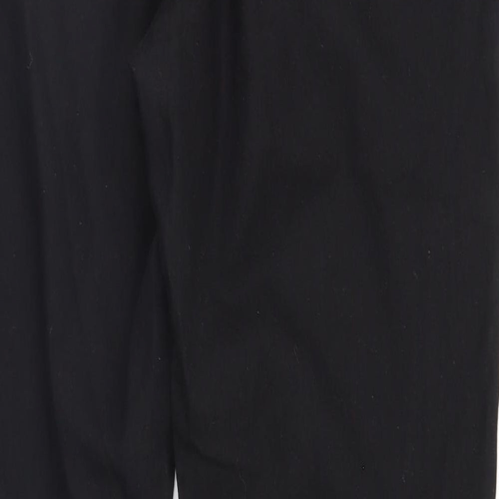 Denim & Co. Womens Black  Denim Straight Jeans Size 16 L27 in