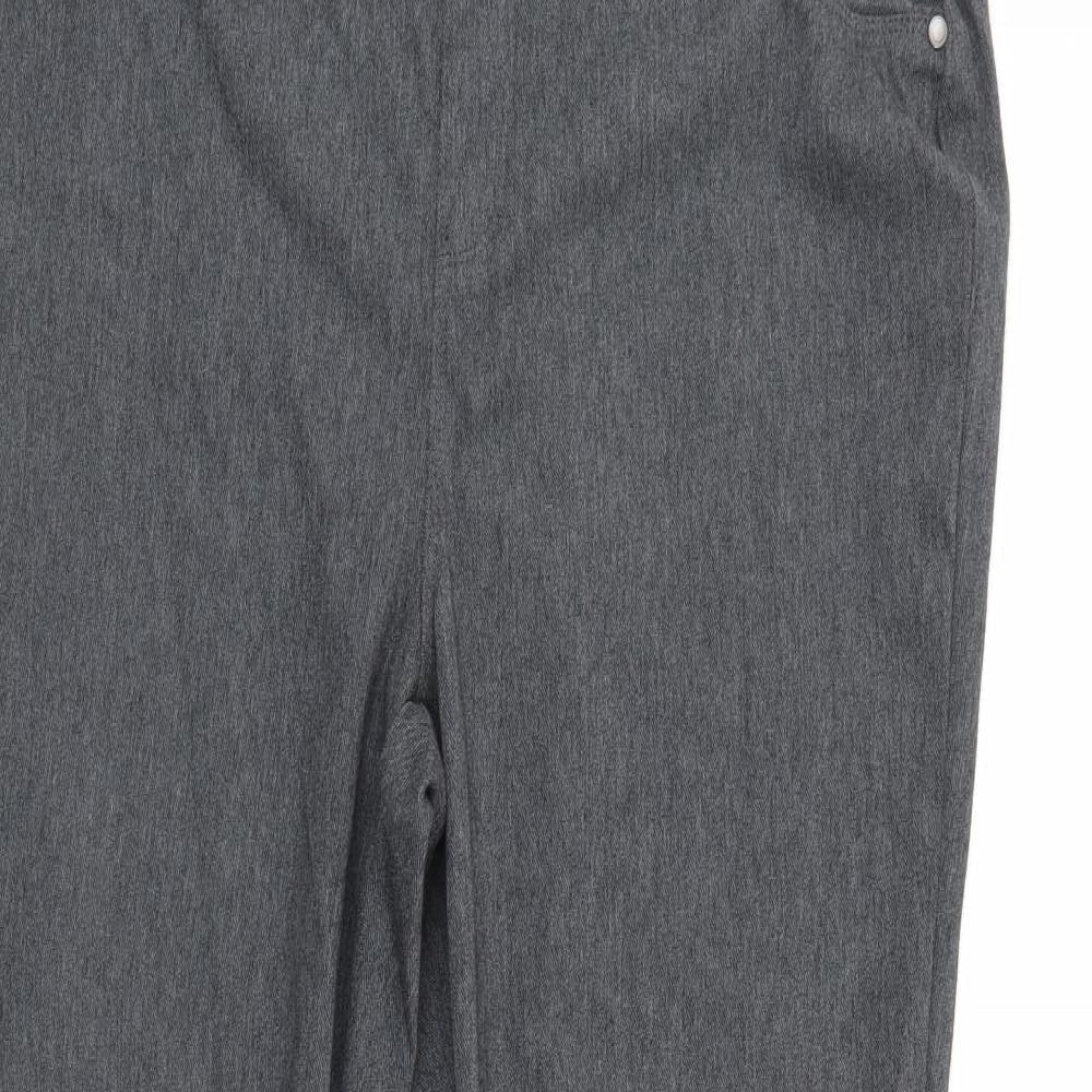 George Womens Grey   Trousers  Size 18 L29 in