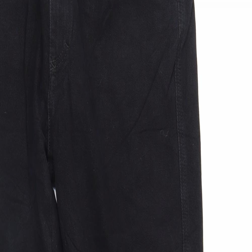 Closed Womens Black  Denim Straight Jeans Size 16 L29 in - Elastic Waist