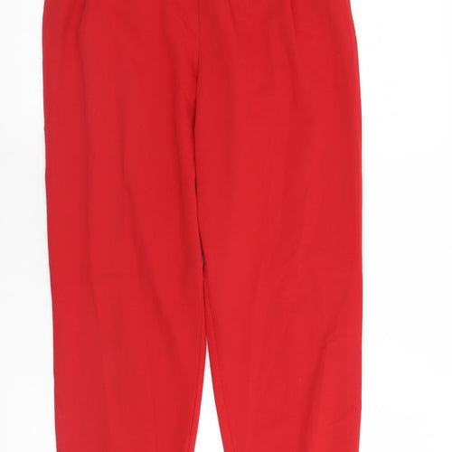 ASOS Womens Red   Trousers  Size 6 L26 in