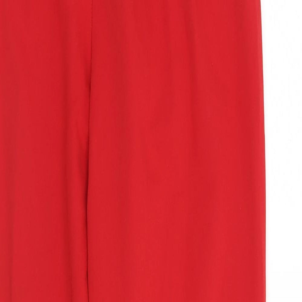 ASOS Womens Red   Trousers  Size 6 L26 in