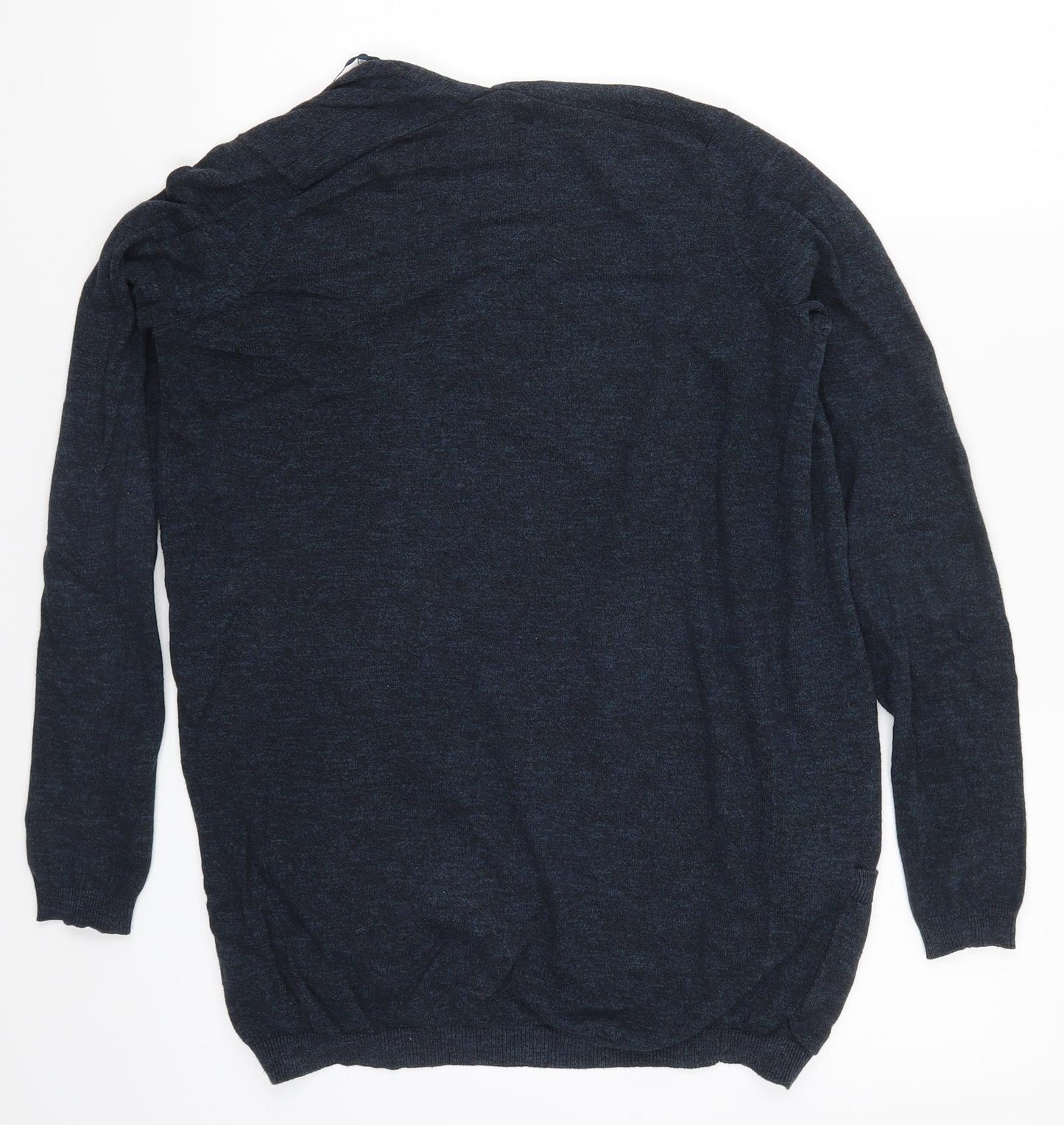 New Look Womens Blue  Knit Cardigan Jumper Size 6