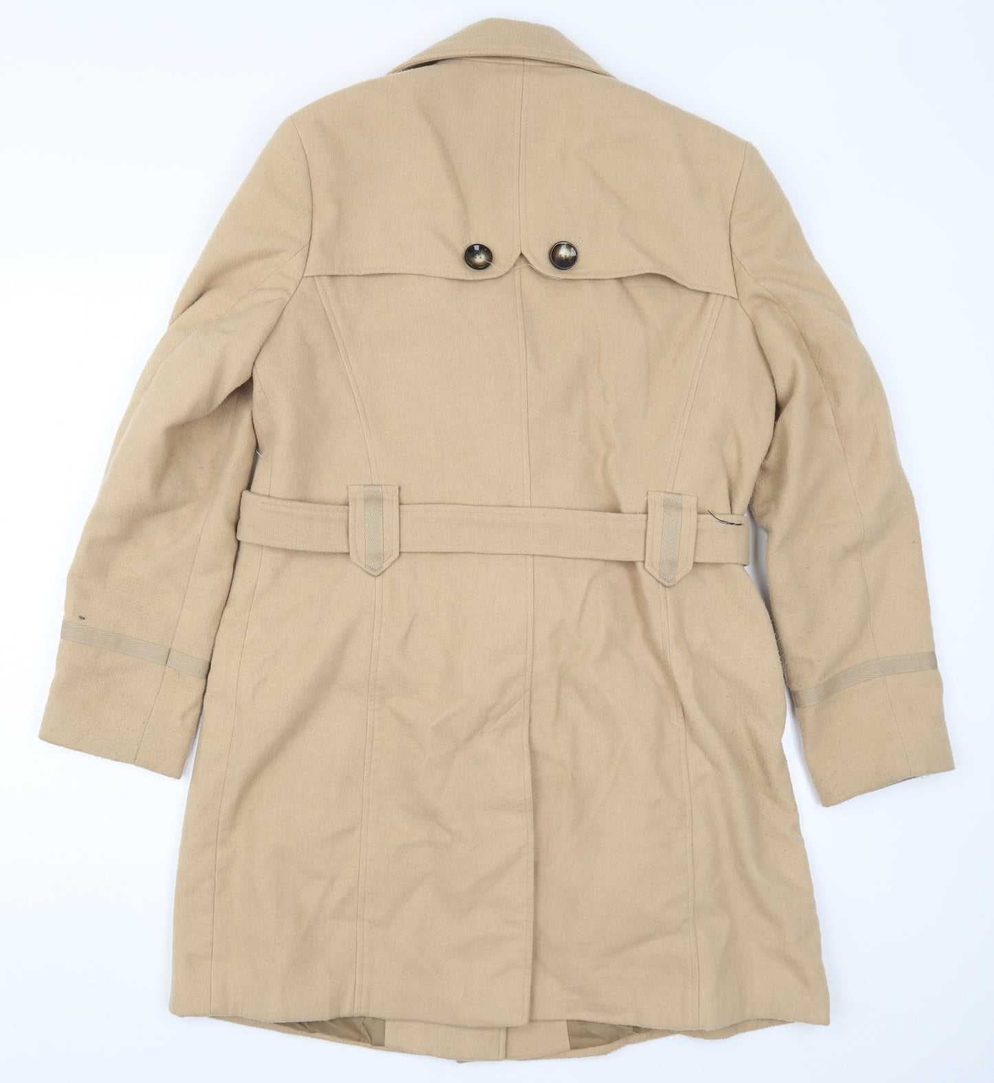 George Womens Beige   Trench Coat Coat Size 16