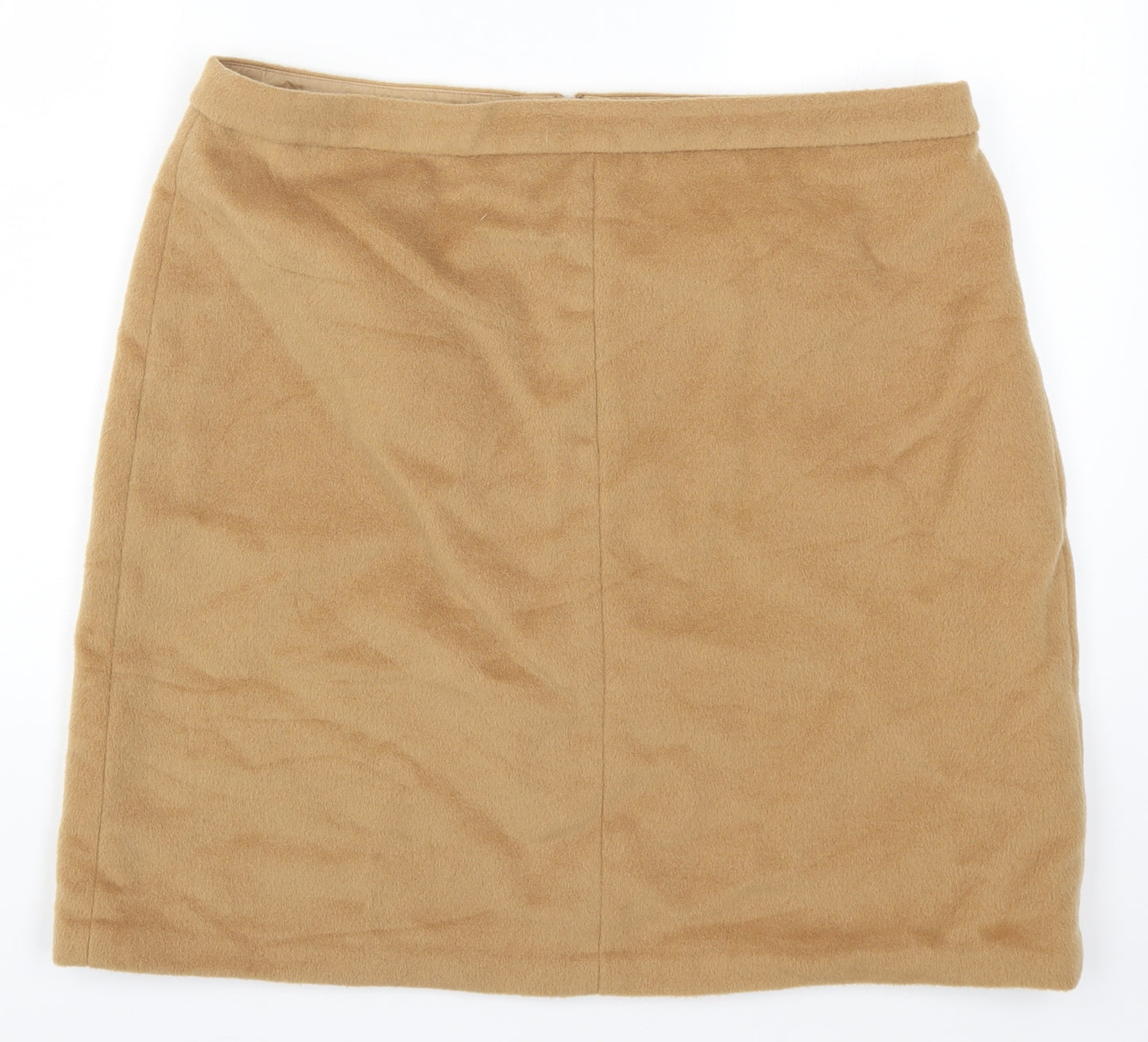 Marks and Spencer Womens Beige   A-Line Skirt Size 16