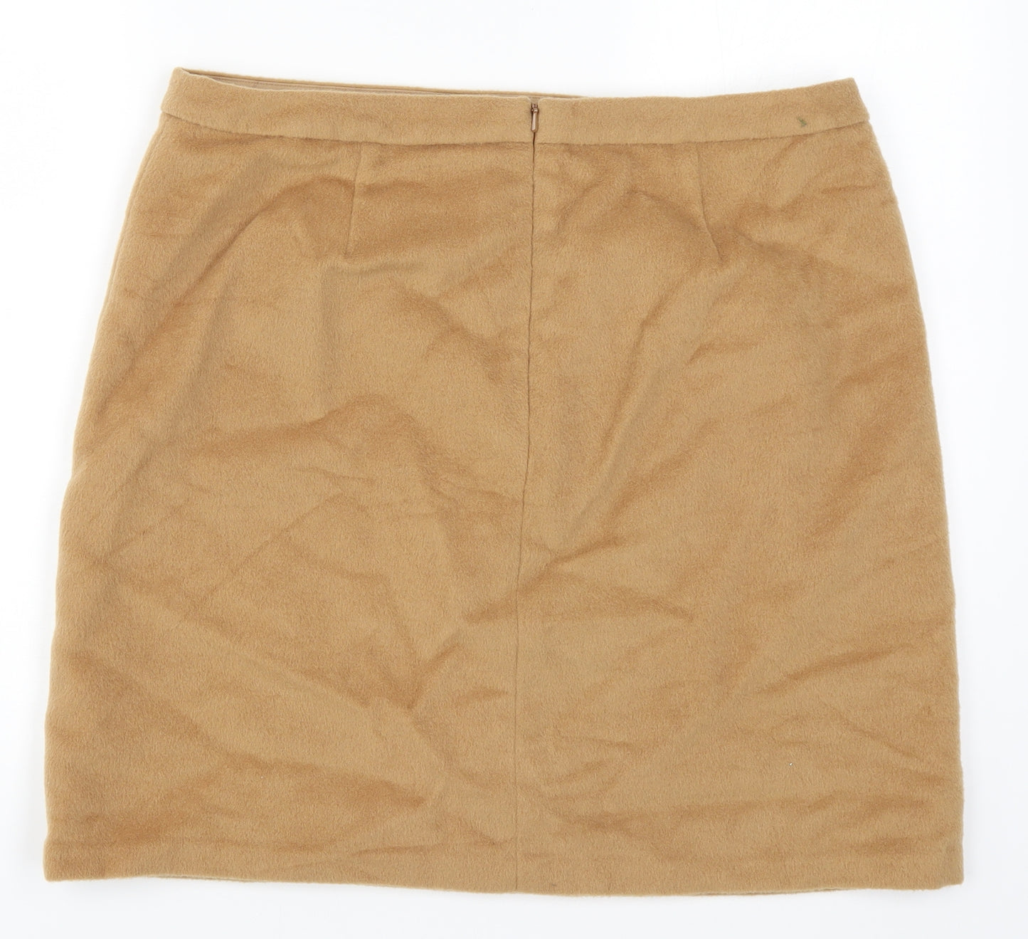Marks and Spencer Womens Beige   A-Line Skirt Size 16
