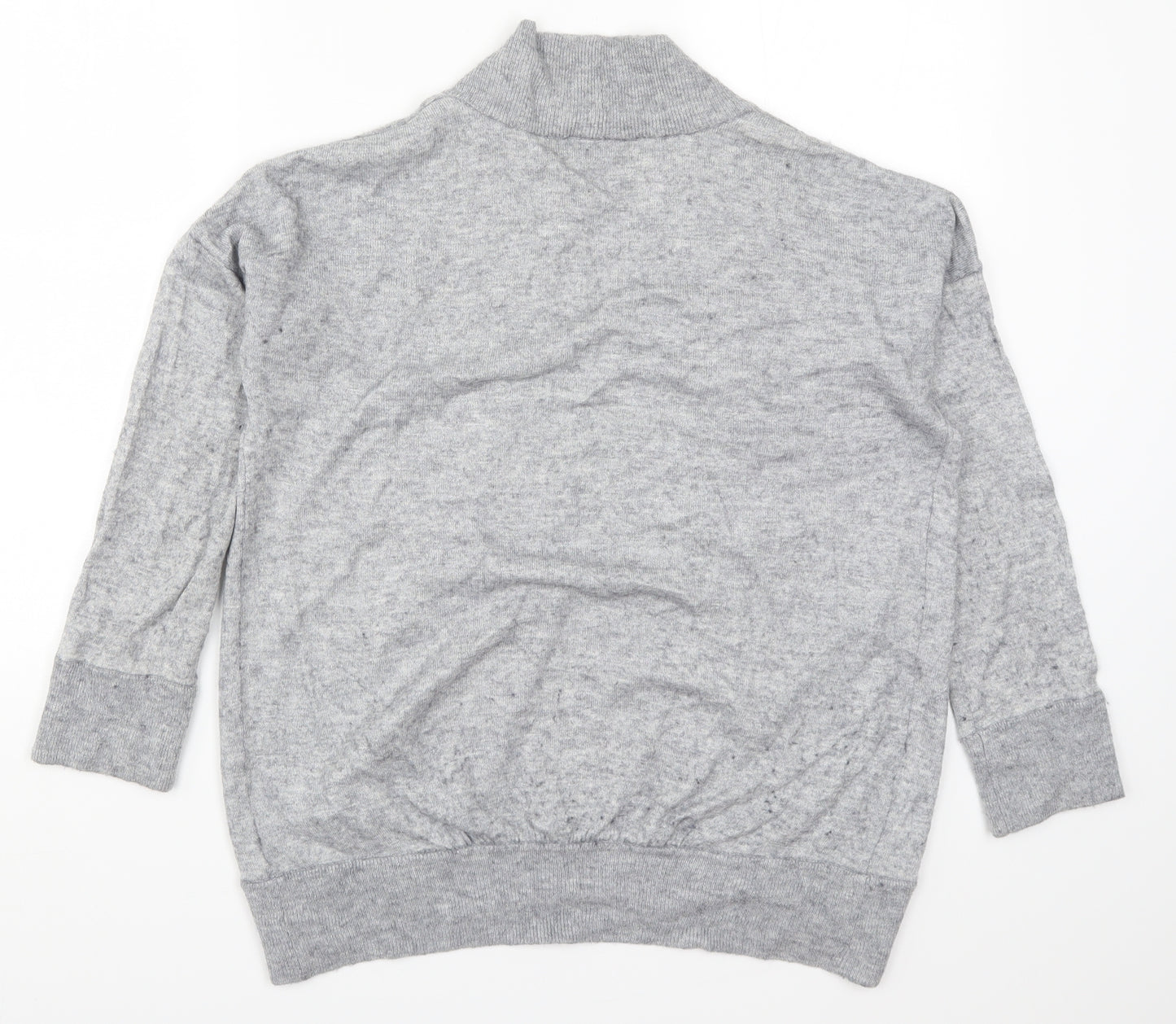 Wallis Womens Grey  Knit Cardigan Jumper Size S