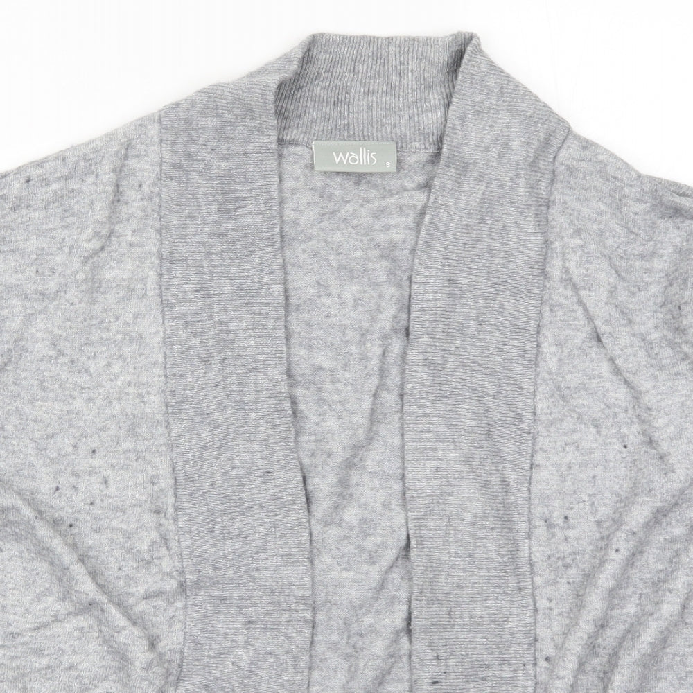 Wallis Womens Grey  Knit Cardigan Jumper Size S