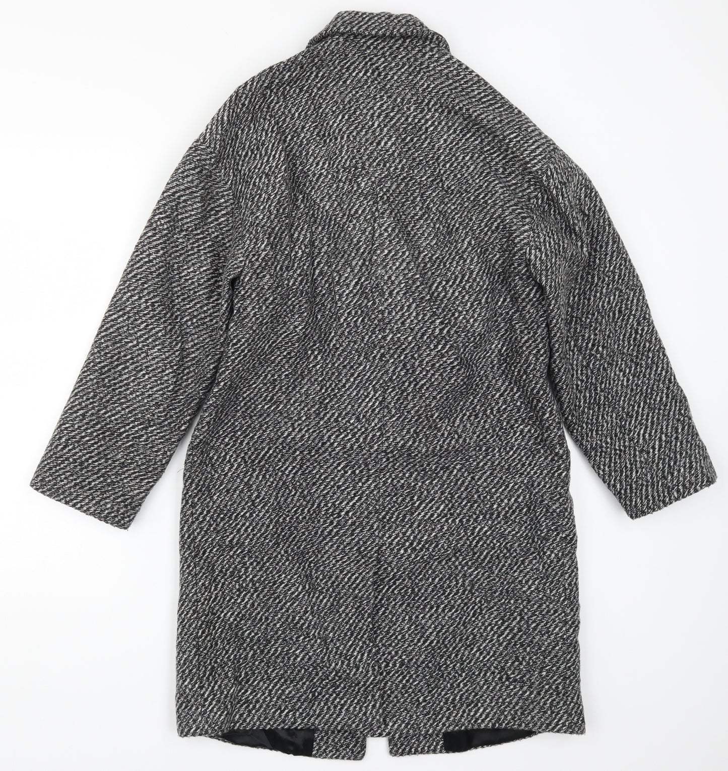 Marks and Spencer Womens Grey   Pea Coat Coat Size 8
