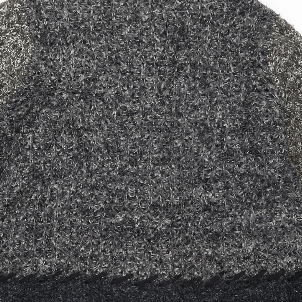 Marks and Spencer Womens Grey  Knit Cardigan Jumper Size 10  - Colourblock