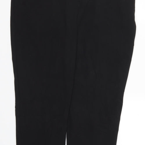 Preworn Womens Black   Trousers  Size 16 L27.5 in