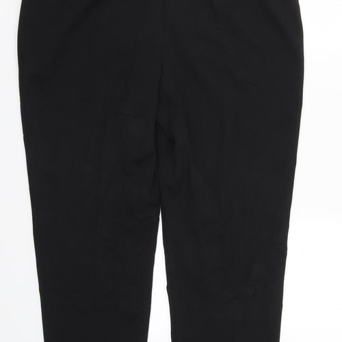 Preworn Womens Black   Trousers  Size 16 L27.5 in