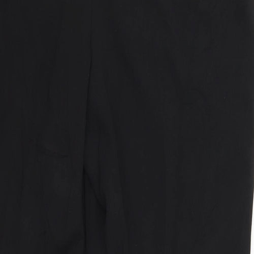 Preworn Womens Black   Trousers  Size 16 L27.5 in