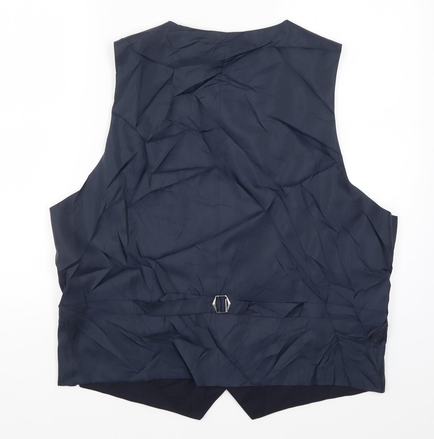 Marks and Spencer Mens Blue   Jacket Waistcoat Size XL