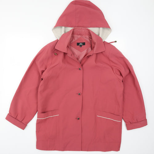 JBC Womens Pink   Overcoat Coat Size 14