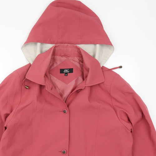 JBC Womens Pink   Overcoat Coat Size 14