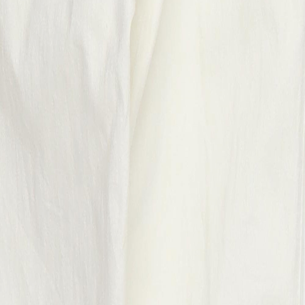 Bershka Womens White  Denim Skinny Jeans Size 8 L26 in